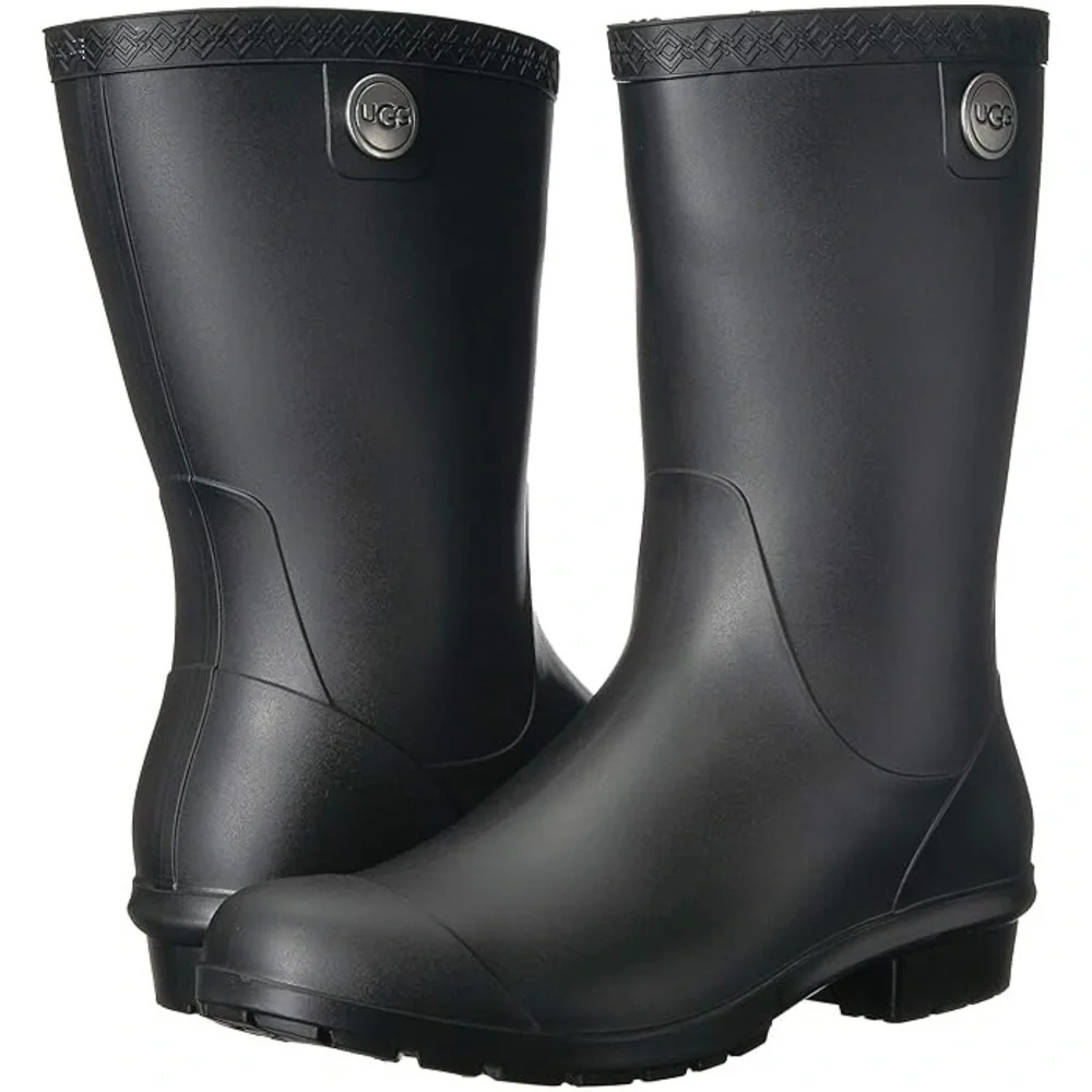 UGG Women's Sienna Matte Rain Boots | Color/Black |‎ NEW!!☔️⛈️🌧️🌦️☔️